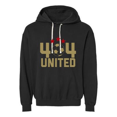 404 United Soccer Fan Jersey Original Design Garment-Dyed Fleece Hoodie