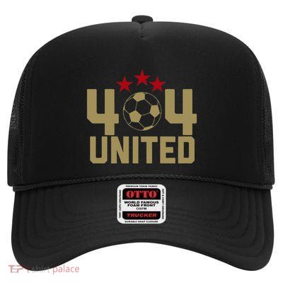 404 United Soccer Fan Jersey Original Design High Crown Mesh Back Trucker Hat