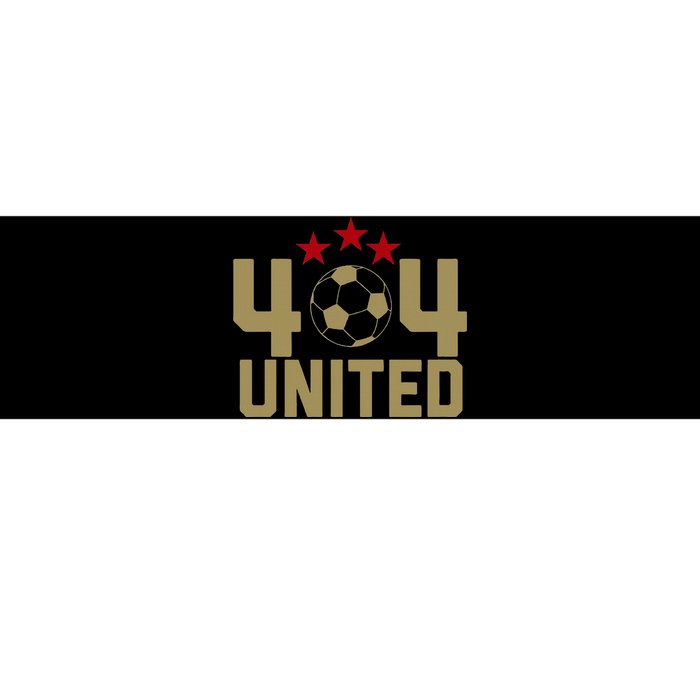 404 United Soccer Fan Jersey Original Design Bumper Sticker