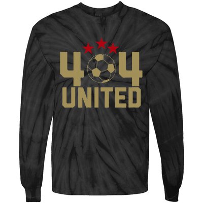 404 United Soccer Fan Jersey Original Design Tie-Dye Long Sleeve Shirt