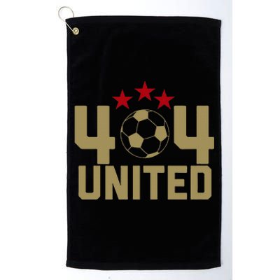 404 United Soccer Fan Jersey Original Design Platinum Collection Golf Towel