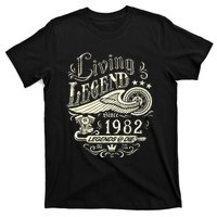 41st vintage Birthday 41 Living Legend Never Die 1982 Birthday T-Shirt