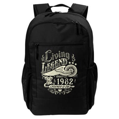 41st vintage Birthday 41 Living Legend Never Die 1982 Birthday Daily Commute Backpack