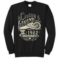 41st vintage Birthday 41 Living Legend Never Die 1982 Birthday Tall Sweatshirt