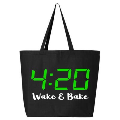 420 Wake And Bake Funny Marijuana Stoner Gift 25L Jumbo Tote