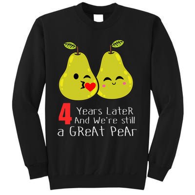 4th Wedding Anniversary Gifts Funny Couples Sweatshirt