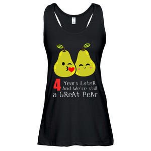 4th Wedding Anniversary Gifts Funny Couples Ladies Essential Flowy Tank