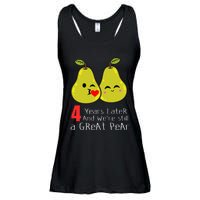 4th Wedding Anniversary Gifts Funny Couples Ladies Essential Flowy Tank