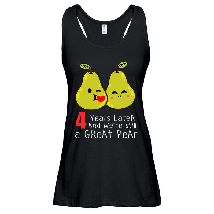 4th Wedding Anniversary Gifts Funny Couples Ladies Essential Flowy Tank