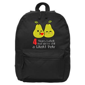 4th Wedding Anniversary Gifts Funny Couples 16 in Basic Backpack