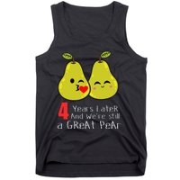 4th Wedding Anniversary Gifts Funny Couples Tank Top