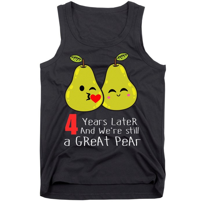 4th Wedding Anniversary Gifts Funny Couples Tank Top