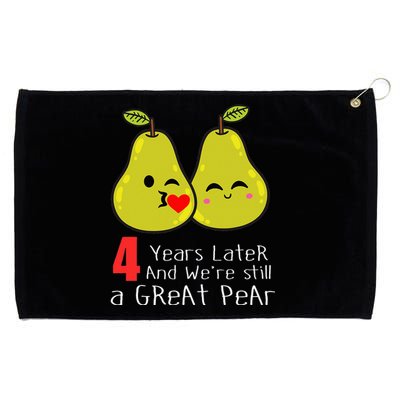 4th Wedding Anniversary Gifts Funny Couples Grommeted Golf Towel