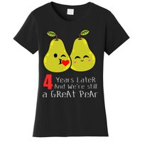 4th Wedding Anniversary Gifts Funny Couples Women's T-Shirt