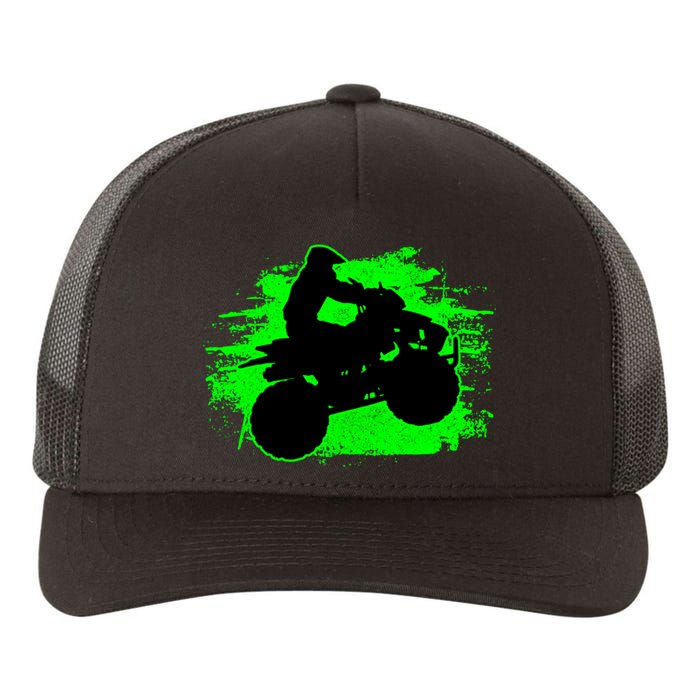 4 Wheeler Quad Bike ATV Riding Gift Yupoong Adult 5-Panel Trucker Hat