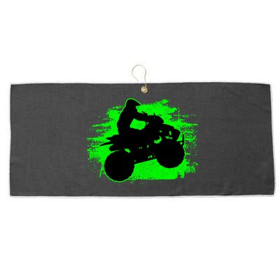 4 Wheeler Quad Bike ATV Riding Gift Large Microfiber Waffle Golf Towel