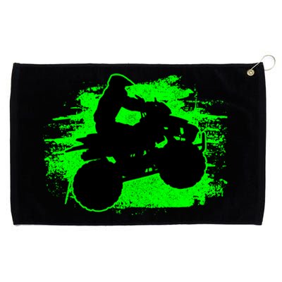 4 Wheeler Quad Bike ATV Riding Gift Grommeted Golf Towel