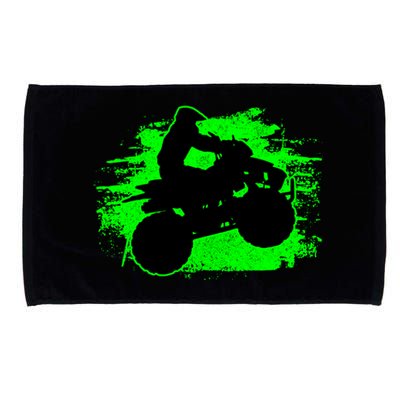 4 Wheeler Quad Bike ATV Riding Gift Microfiber Hand Towel