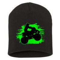 4 Wheeler Quad Bike ATV Riding Gift Short Acrylic Beanie