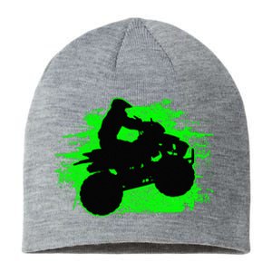 4 Wheeler Quad Bike ATV Riding Gift Sustainable Beanie