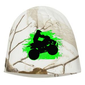 4 Wheeler Quad Bike ATV Riding Gift Kati - Camo Knit Beanie