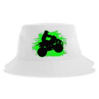 4 Wheeler Quad Bike ATV Riding Gift Sustainable Bucket Hat