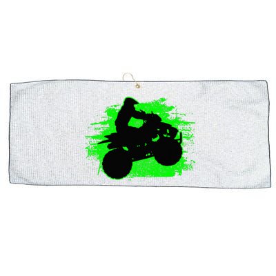 4 Wheeler Quad Bike ATV Riding Gift Large Microfiber Waffle Golf Towel