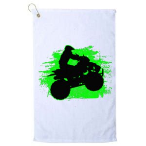 4 Wheeler Quad Bike ATV Riding Gift Platinum Collection Golf Towel