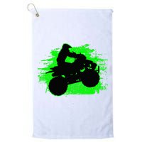 4 Wheeler Quad Bike ATV Riding Gift Platinum Collection Golf Towel