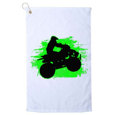 4 Wheeler Quad Bike ATV Riding Gift Platinum Collection Golf Towel