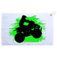 4 Wheeler Quad Bike ATV Riding Gift Grommeted Golf Towel