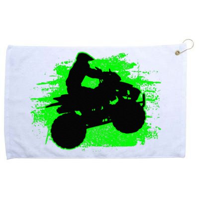 4 Wheeler Quad Bike ATV Riding Gift Grommeted Golf Towel