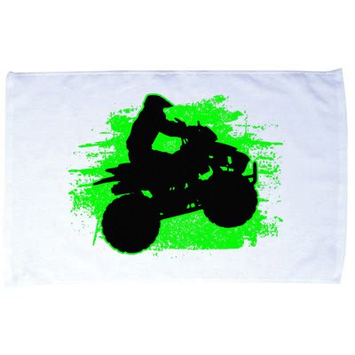 4 Wheeler Quad Bike ATV Riding Gift Microfiber Hand Towel