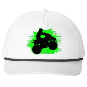 4 Wheeler Quad Bike ATV Riding Gift Snapback Five-Panel Rope Hat