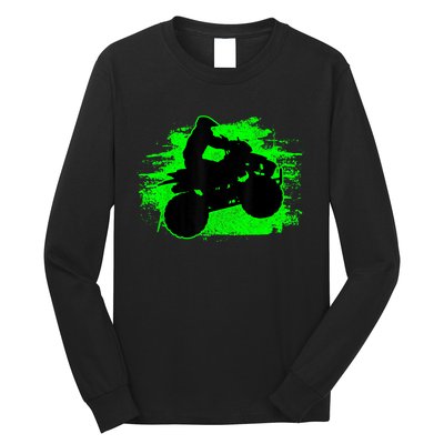 4 Wheeler Quad Bike ATV Riding Gift Men Long Sleeve Shirt