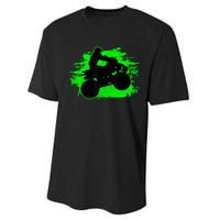 4 Wheeler Quad Bike ATV Riding Gift Men Performance Sprint T-Shirt