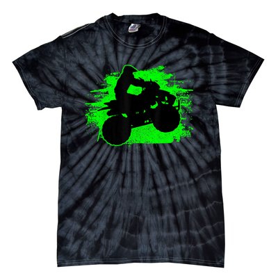 4 Wheeler Quad Bike ATV Riding Gift Men Tie-Dye T-Shirt