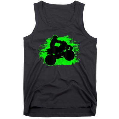 4 Wheeler Quad Bike ATV Riding Gift Men Tank Top