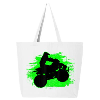 4 Wheeler Quad Bike ATV Riding Gift Men 25L Jumbo Tote