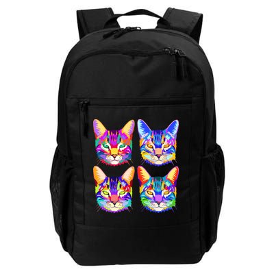 4X Cats - Colorful Portrait Backpack