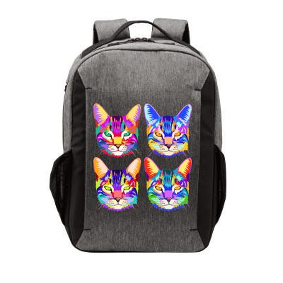 4X Cats - Colorful Portrait Vector Backpack