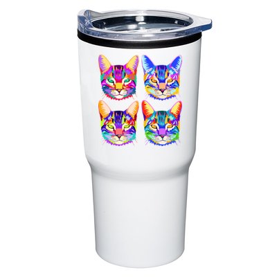 4X Cats - Colorful Portrait Tumbler