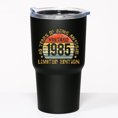 40 Year Birthday Decorations Gag 40yr 1985 40th Birthday Gift Tumbler