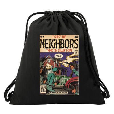 4 Your Eyez Only Album Neighbors Lyrics I Guess The Neighbors Think IM Sellin Drawstring Bag