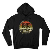 40 Year Of Being Awesome Since 1983 40th Birthday Vintage Hoodie