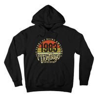 40 Year Of Being Awesome Since 1983 40th Birthday Vintage Tall Hoodie