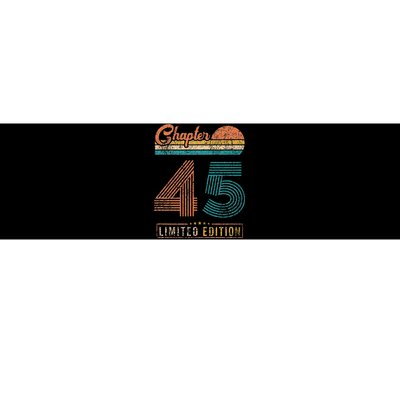 45 Years Old Gifts Chapter 45 Vintage 45th Birthday Retro Bumper Sticker