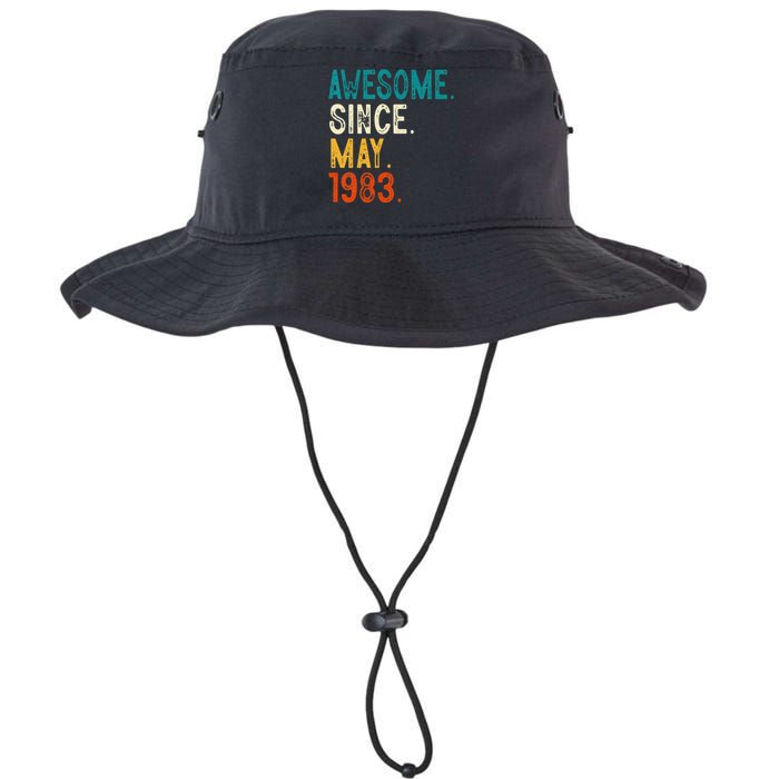 40 Year Old Awesome Since May 1983 40th Birthday Legacy Cool Fit Booney Bucket Hat