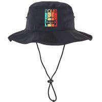 4 Year Old Police Car Birthday Fourth 4th Birthday Boy Girl Legacy Cool Fit Booney Bucket Hat