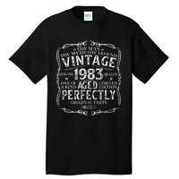 40 Year Old Gift Vintage 1983 Man Myth Legend 40th Birthday Tall T-Shirt